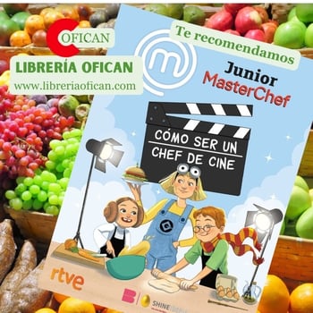 Ofican libros Masterchef junior. como ser un chef de cine